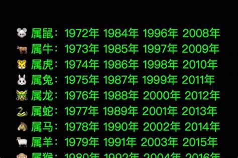 1972年出生 生肖|出生于1972年的人是什么属相